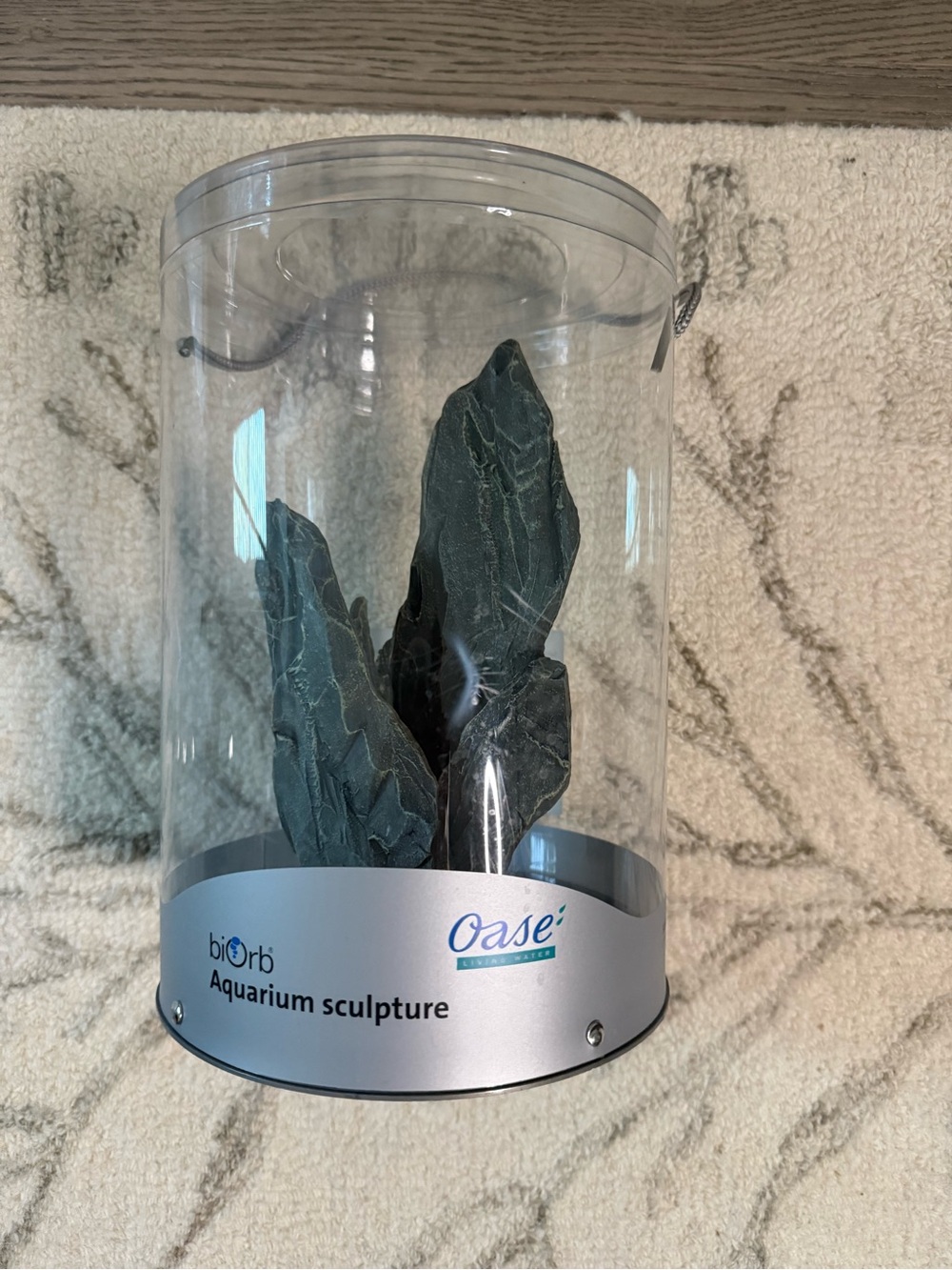 biOrb Aquarium Sculpture Dark Rock Formation Modern Aquascape New in Package - Picture 2 of 7